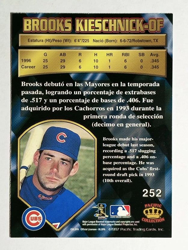 1997 Pacific Silver #252 Brooks Kieschnick