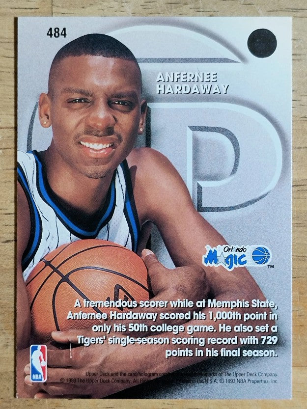 1993-94 Upper Deck #484 Anfernee Hardaway TP