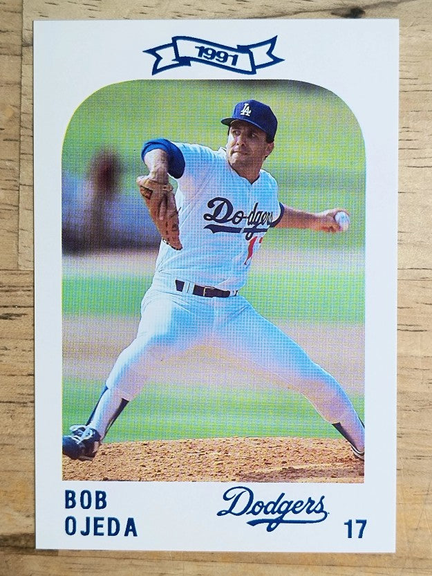 1991 Dodgers Police #17 Bob Ojeda