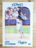 1991 Dodgers Police #30 Jose Offerman