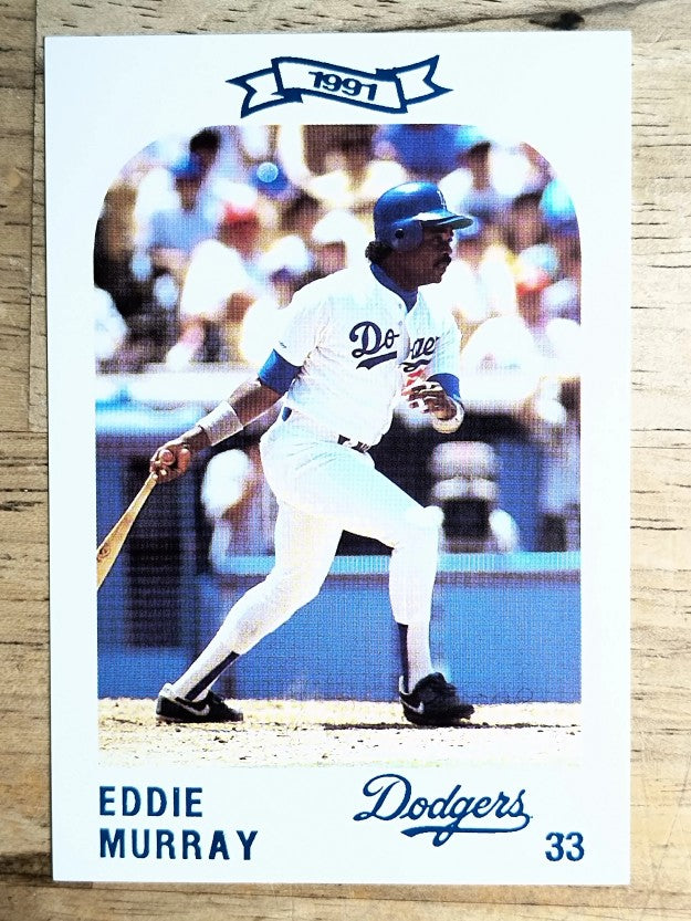 1991 Dodgers Police #33 Eddie Murray
