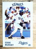 1991 Dodgers Police #33 Eddie Murray