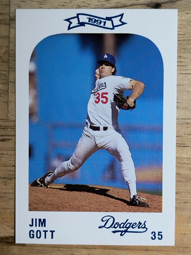 1991 Dodgers Police #35 Jim Gott