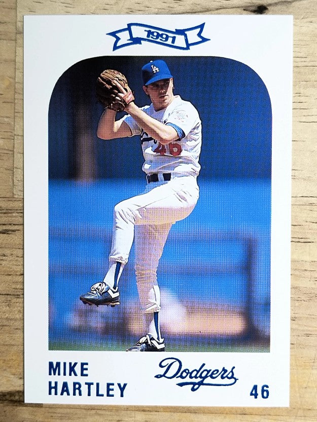 1991 Dodgers Police #46 Mike Hartley