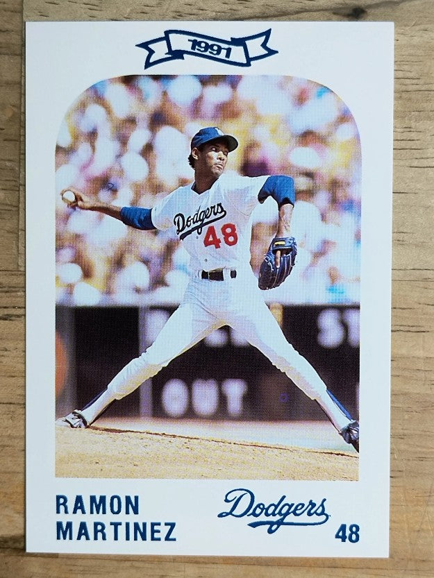 1991 Dodgers Police #48 Ramon Martinez
