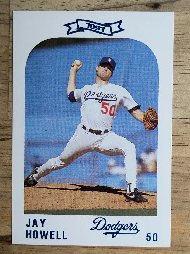 1991 Dodgers Police #50 Jay Howell