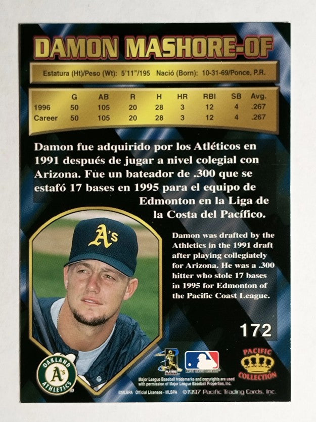1997 Pacific Silver #172 Damon Mashore