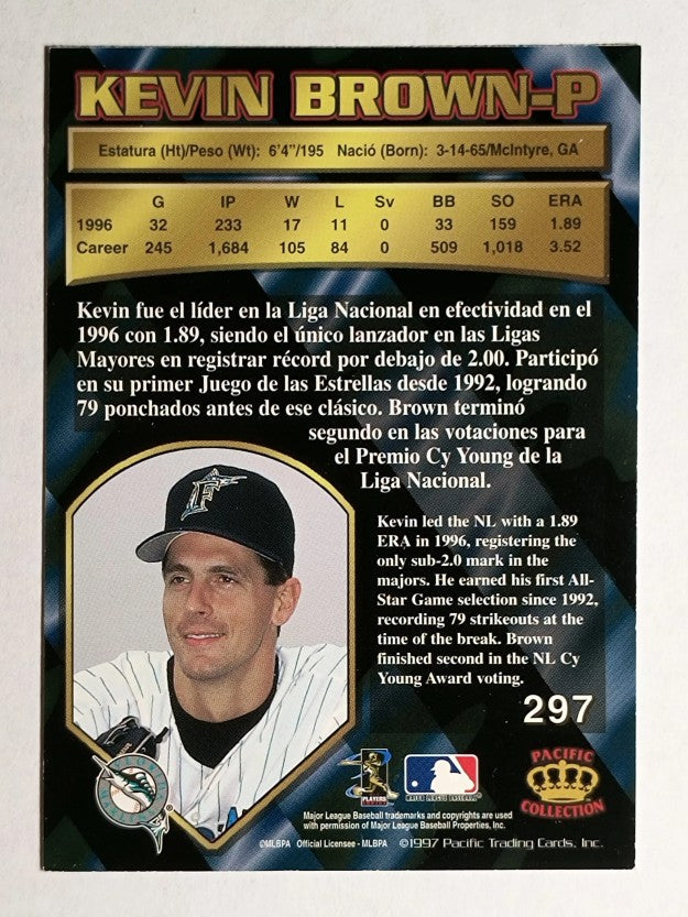 1997 Pacific Silver #297 Kevin Brown