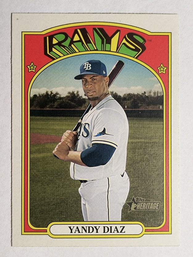 2021 Topps Heritage #84 Yandy Diaz