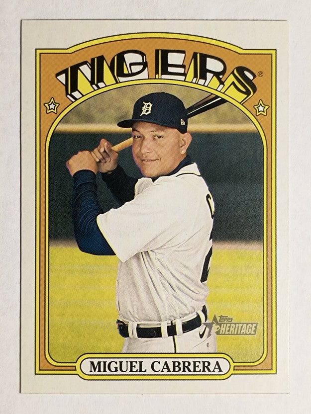 2021 Topps Heritage #107 Miguel Cabrera