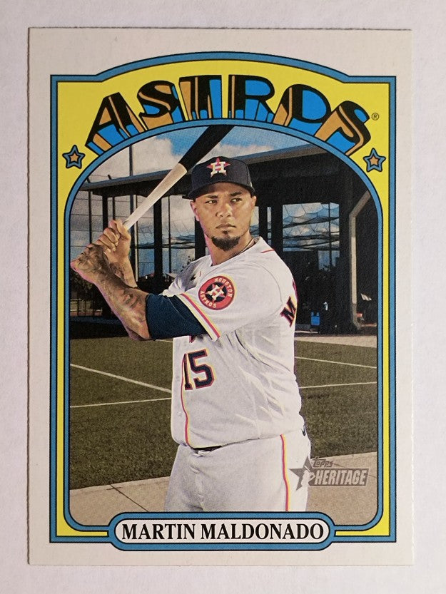 2021 Topps Heritage #117 Martin Maldonado