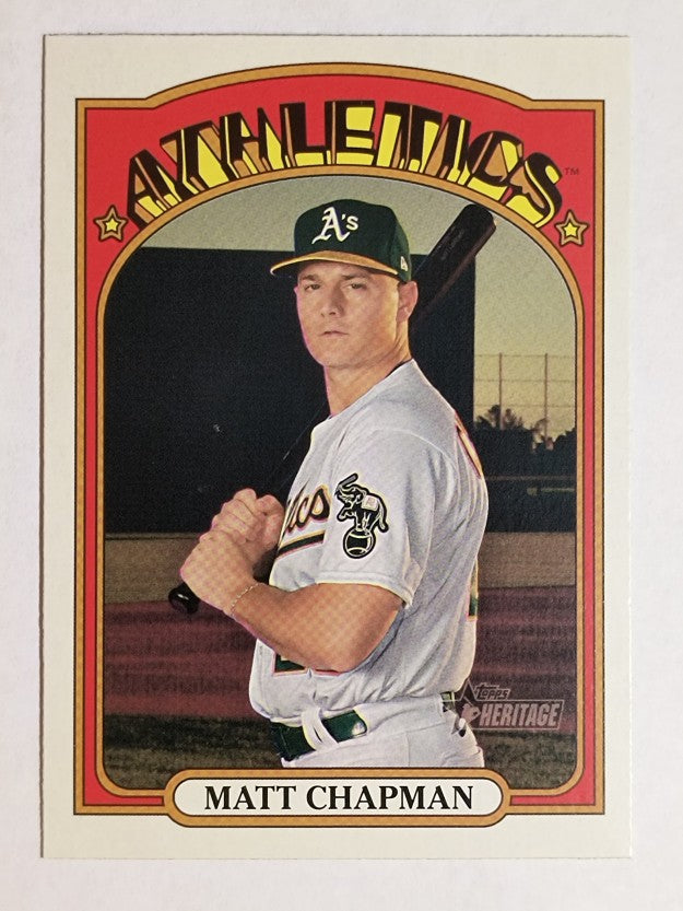 2021 Topps Heritage #123 Matt Chapman