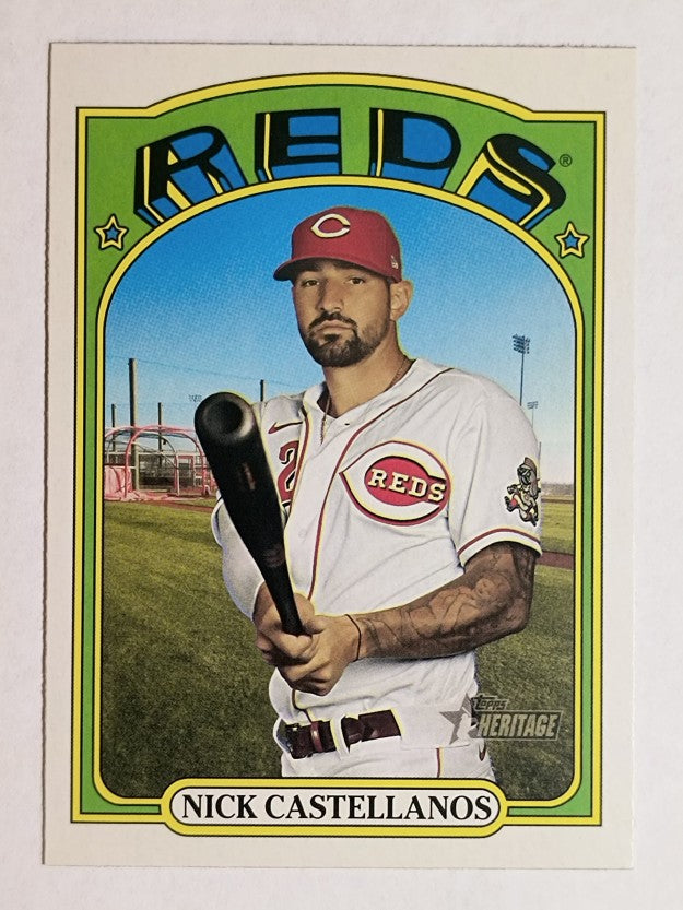 2021 Topps Heritage #125 Nick Castellanos
