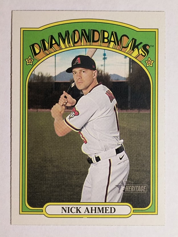 2021 Topps Heritage #141 Nick Ahmed