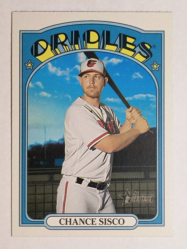 2021 Topps Heritage #142 Chance Sisco