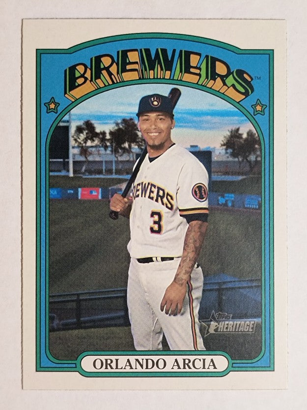 2021 Topps Heritage #145 Orlando Arcia