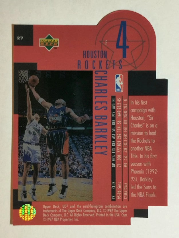 1996-97 UD3 #27 Charles Barkley