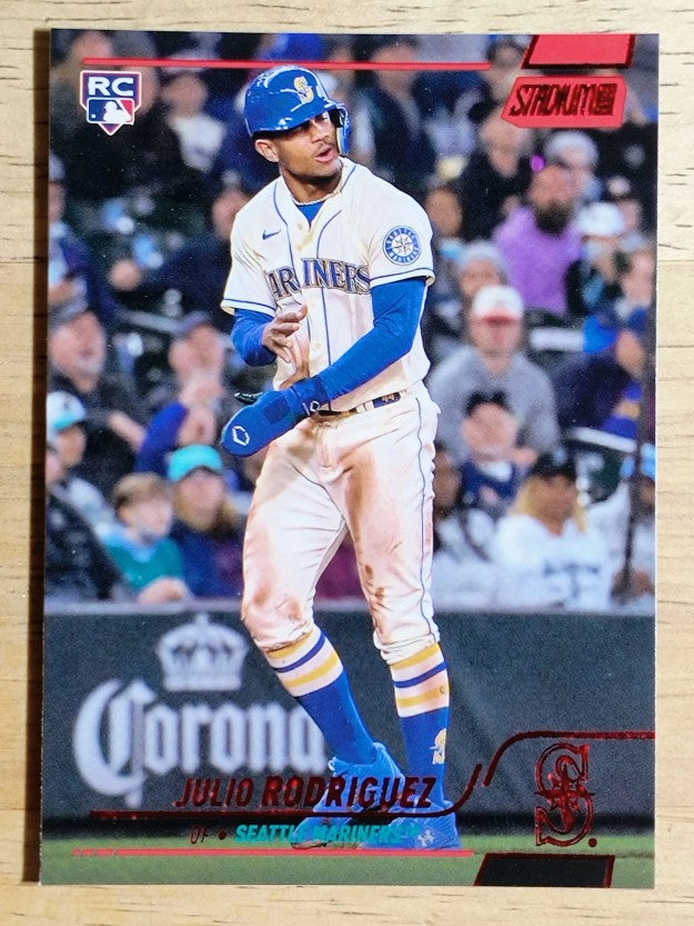 2022 Stadium Club Red Foil #148 Julio Rodriguez