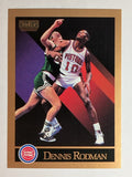 1990-91 SkyBox #91B Dennis Rodman/SkyBox logo in upper left corner
