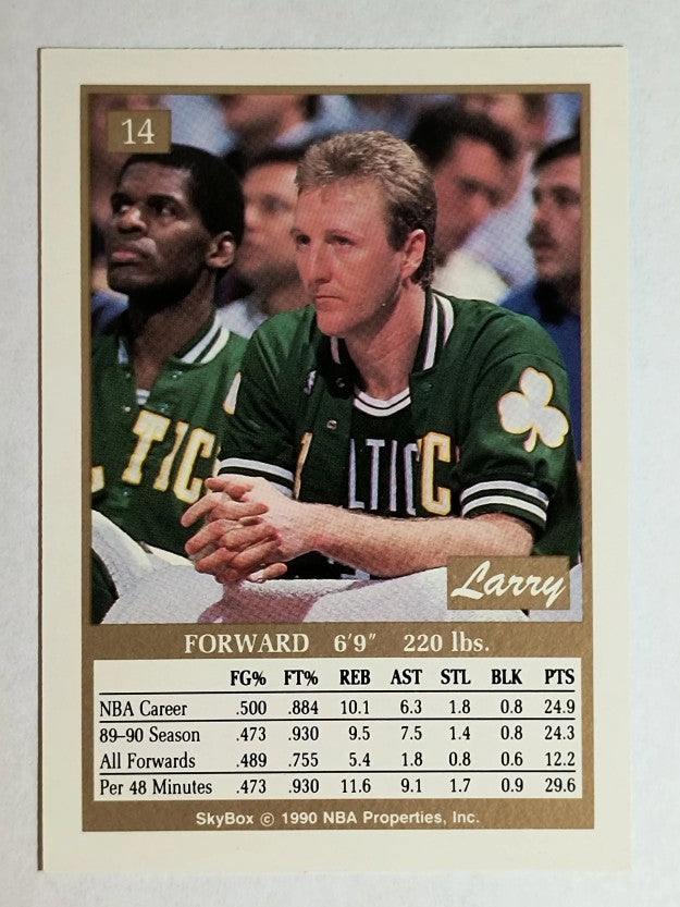 1990-91 SkyBox #14 Larry Bird