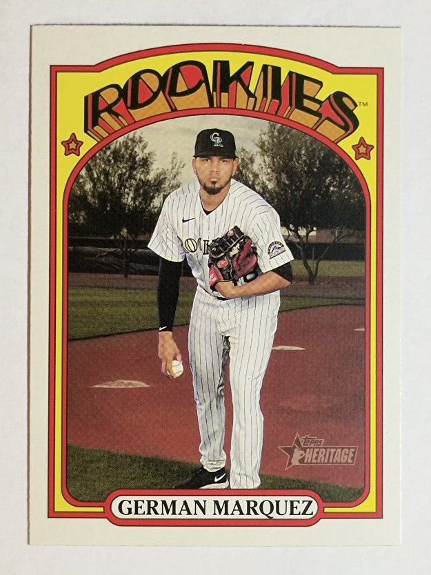 2021 Topps Heritage #153 German Marquez