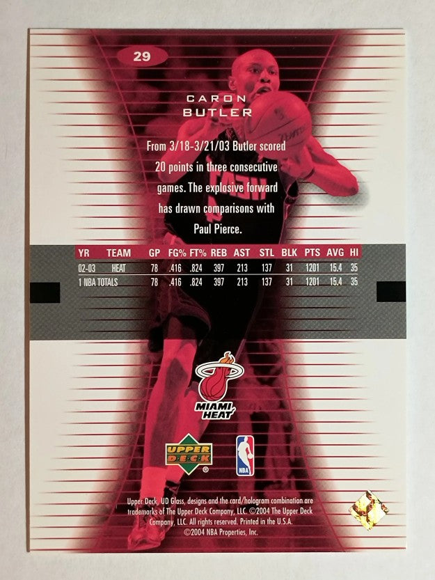 2003-04 UD Glass #29 Caron Butler