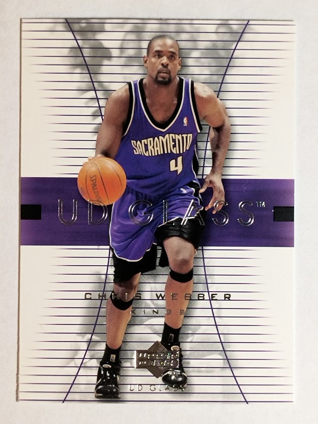 2003-04 UD Glass #49 Chris Webber