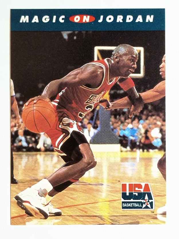 1992 SkyBox USA #105 Magic on Jordan