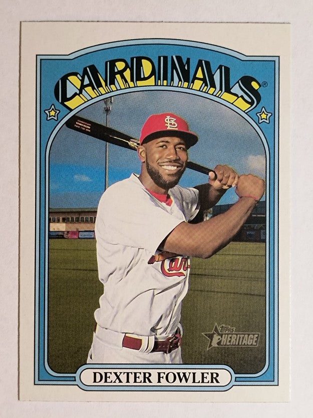 2021 Topps Heritage #161 Dexter Fowler