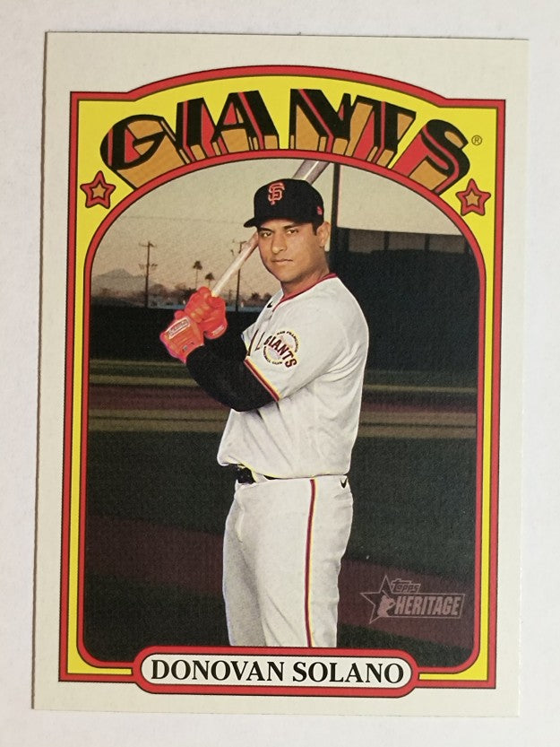 2021 Topps Heritage #162 Donovan Solano