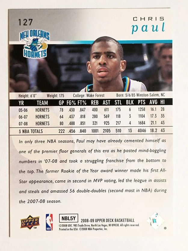 2008-09 Upper Deck #127 Chris Paul