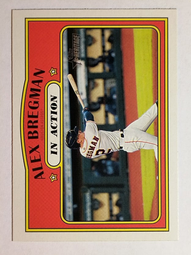 2021 Topps Heritage #164 Alex Bregman IA