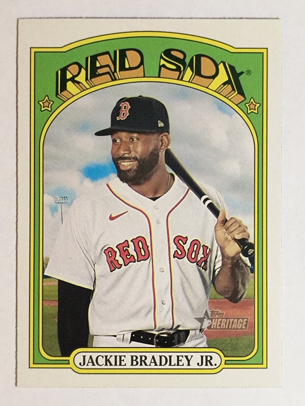 2021 Topps Heritage #171 Jackie Bradley Jr.