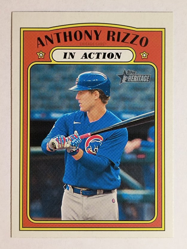 2021 Topps Heritage #176 Anthony Rizzo IA