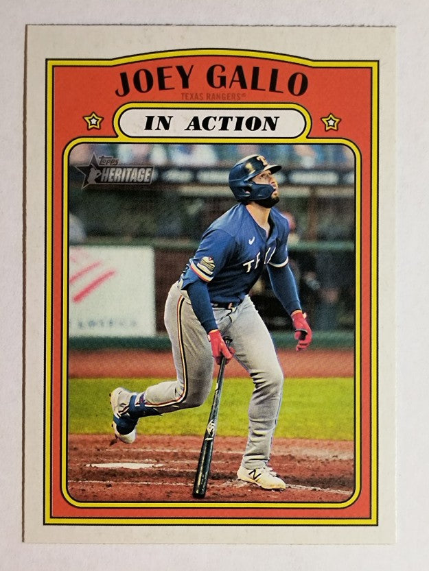 2021 Topps Heritage #180 Joey Gallo IA