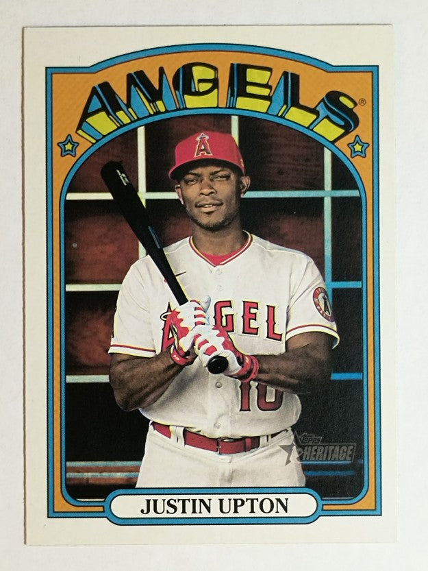 2021 Topps Heritage #195 Justin Upton