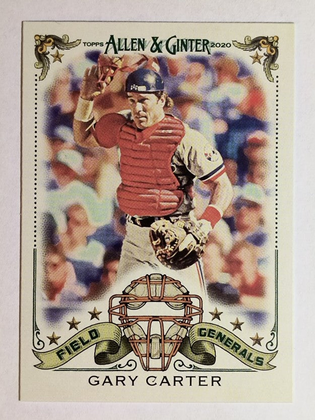 2020 Topps Allen and Ginter Field Generals #FG3 Gary Carter