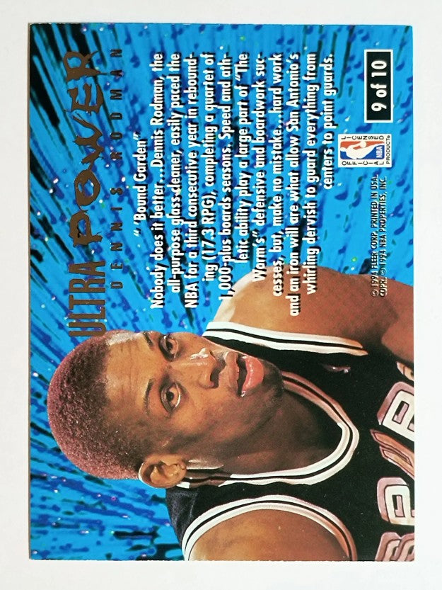 1994-95 Ultra Power #9 Dennis Rodman