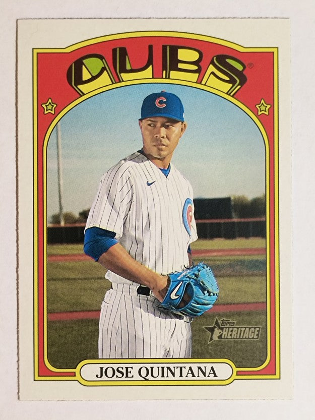 2021 Topps Heritage #196 Jose Quintana
