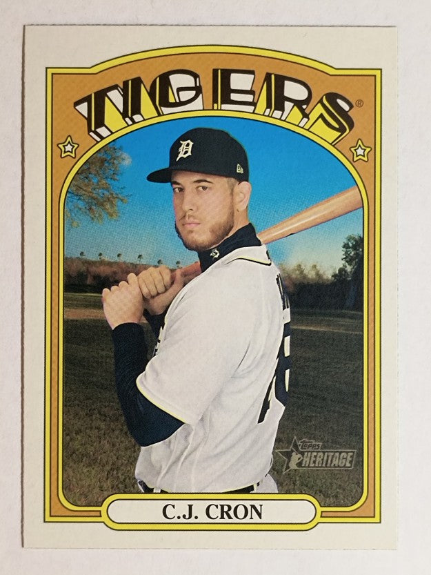 2021 Topps Heritage #197 C.J. Cron
