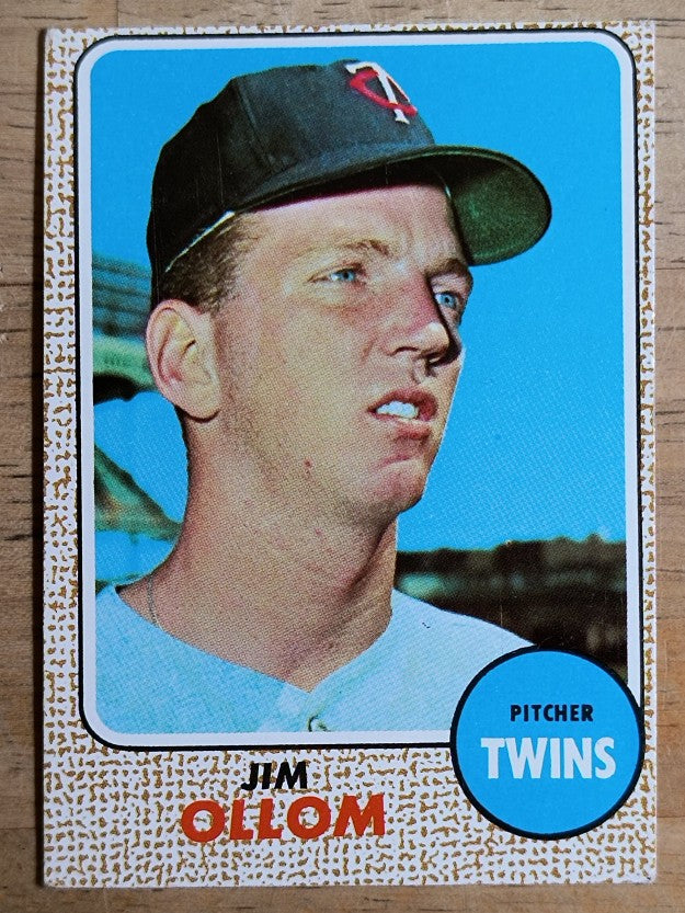 1968 Topps #91 Jim Ollom (VGEX)