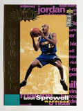 1995-96 Collector's Choice Crash Game Scoring Gold Redemption Latrell Sprewell