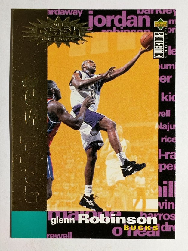 1995-96 Collector's Choice Crash the Game Scoring Gold Redemption Glenn Robinson