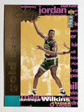 1995-96 Collector's Choice Crash Game Scoring Gold Redemption Dominique Wilkins