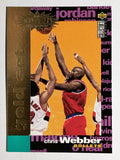 1995-96 Collector's Choice Crash the Game Scoring Gold Redemption Chris Webber