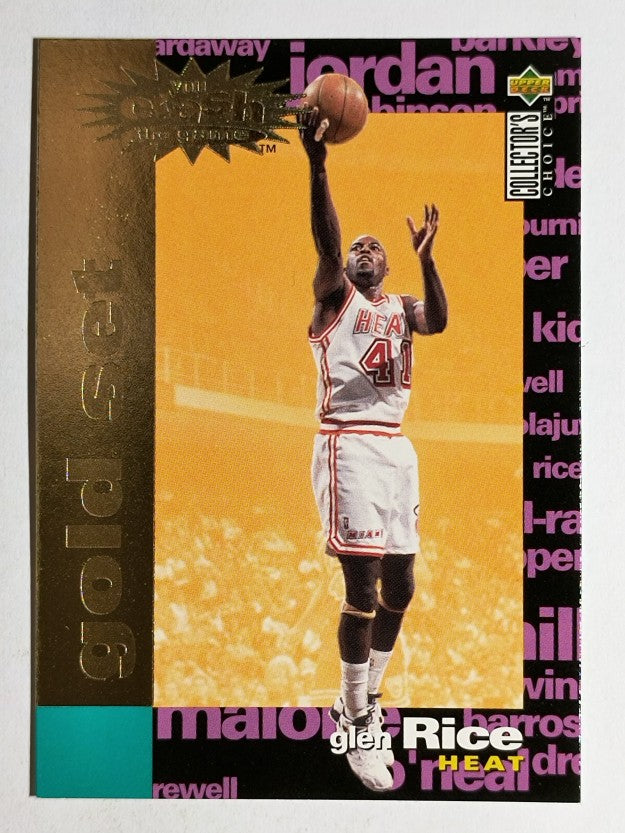 1995-96 Collector's Choice Crash the Game Scoring Gold Redemption #C13 Glen Rice