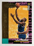 1995-96 Collector's Choice Crash the Game Scoring Gold Redemption Isaiah Rider