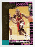 1995-96 Collector's Choice Crash Game Scoring Gold Redemption Mookie Blaylock