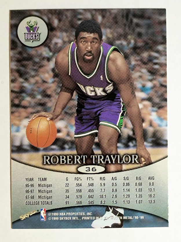 1998-99 SkyBox Molten Metal #36 Robert Traylor RC