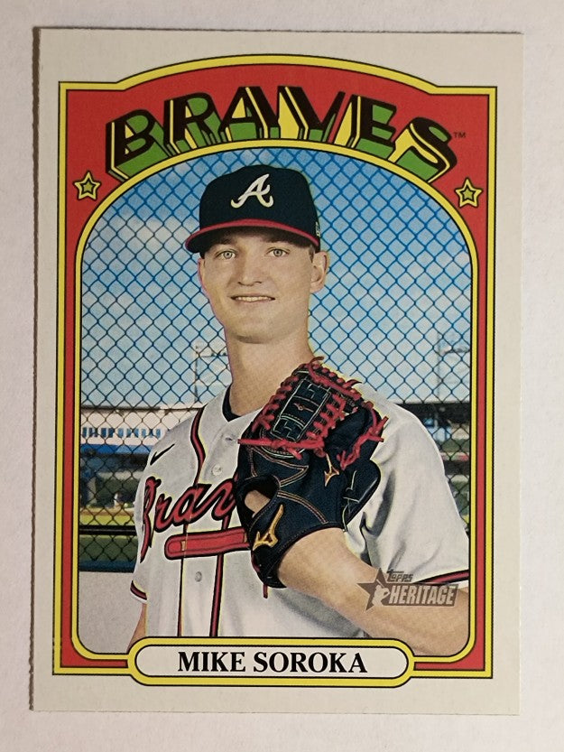 2021 Topps Heritage #213 Mike Soroka